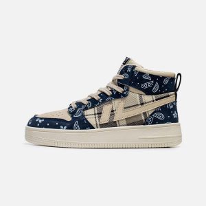 Concert Outfit Cashew Flower High Top Platform Sports Shoes