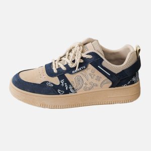 Concert Outfit Cashew Flower Print Men Shoes