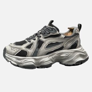 Concert Outfit Chunky Sole Breathable Running Sneakers