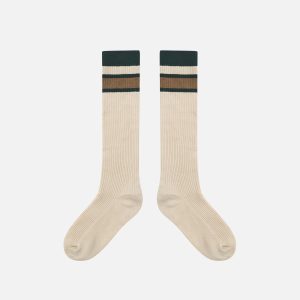 Concert Outfit Color Blocking Stripe Socks