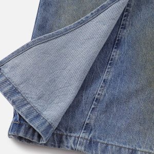 Concert Outfit Deconstructive Patchwork Jeans