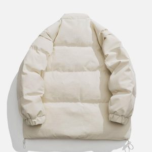 Concert Outfit Detachable Sleeve Winter Coat