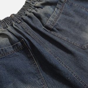 Concert Outfit Distressed Washed Jorts