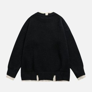 Concert Outfit Fake Two Sweater