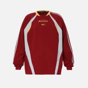 Concert Outfit Faster Letter Print Sweatshirt