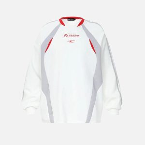 Concert Outfit Faster Letter Print Sweatshirt