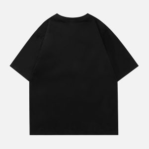 Concert Outfit Flower Skeleton Graphic Tee