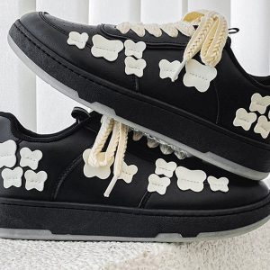 Concert Outfit Fluorescent Butterfly Skate Shoes