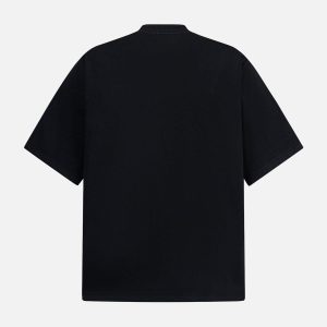 Concert Outfit Heavy Retro Patch Embroidered T-Shirt