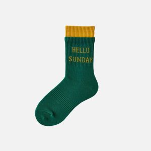 Concert Outfit HELLO SUNDAY' Socks