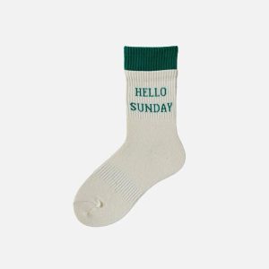 Concert Outfit HELLO SUNDAY' Socks
