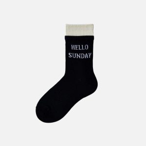 Concert Outfit HELLO SUNDAY' Socks