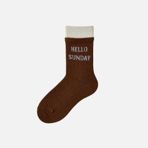 Concert Outfit HELLO SUNDAY' Socks