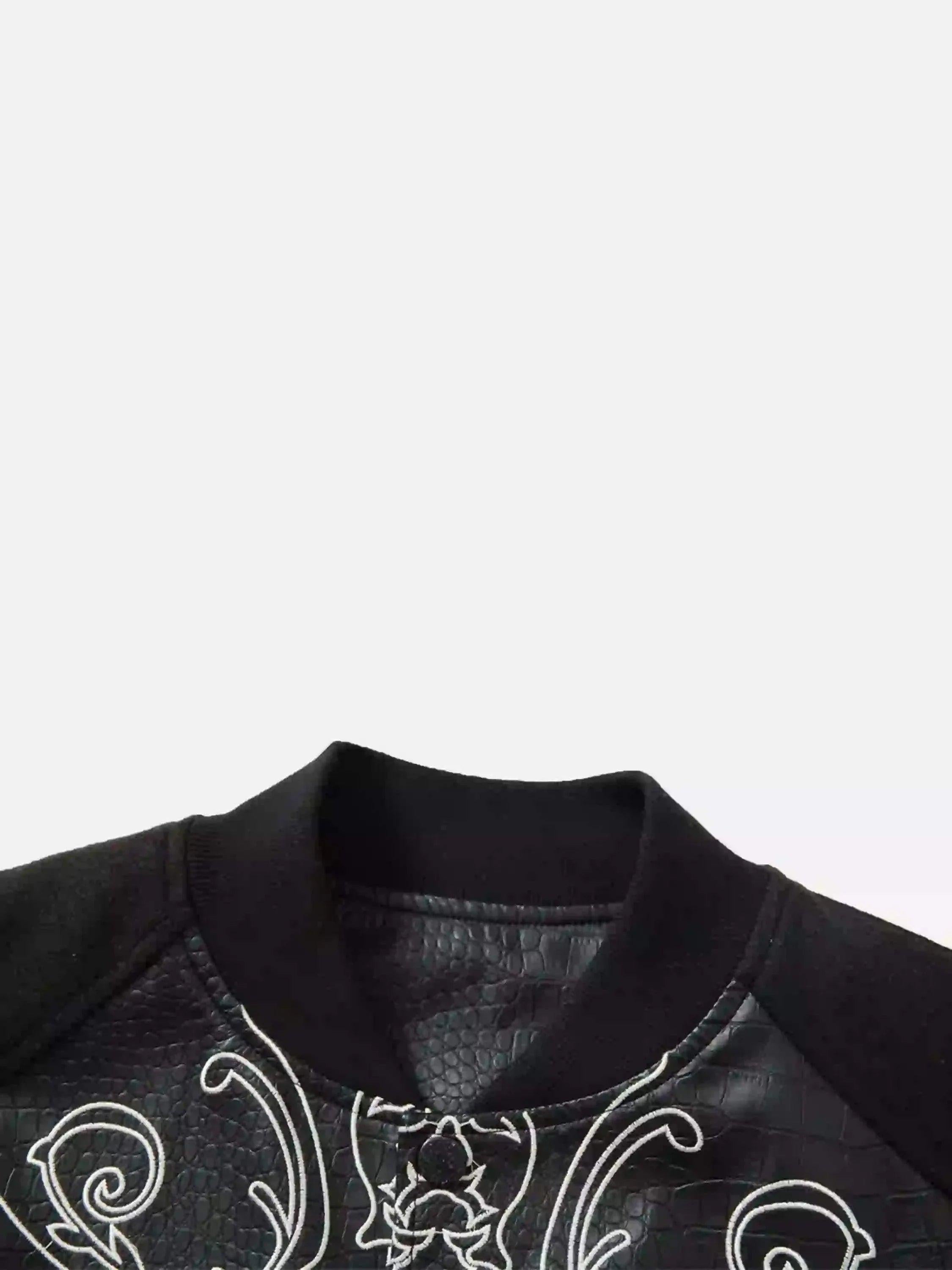 Concert Outfit Hip Hop Gothic Embroidered Baseball Jacket