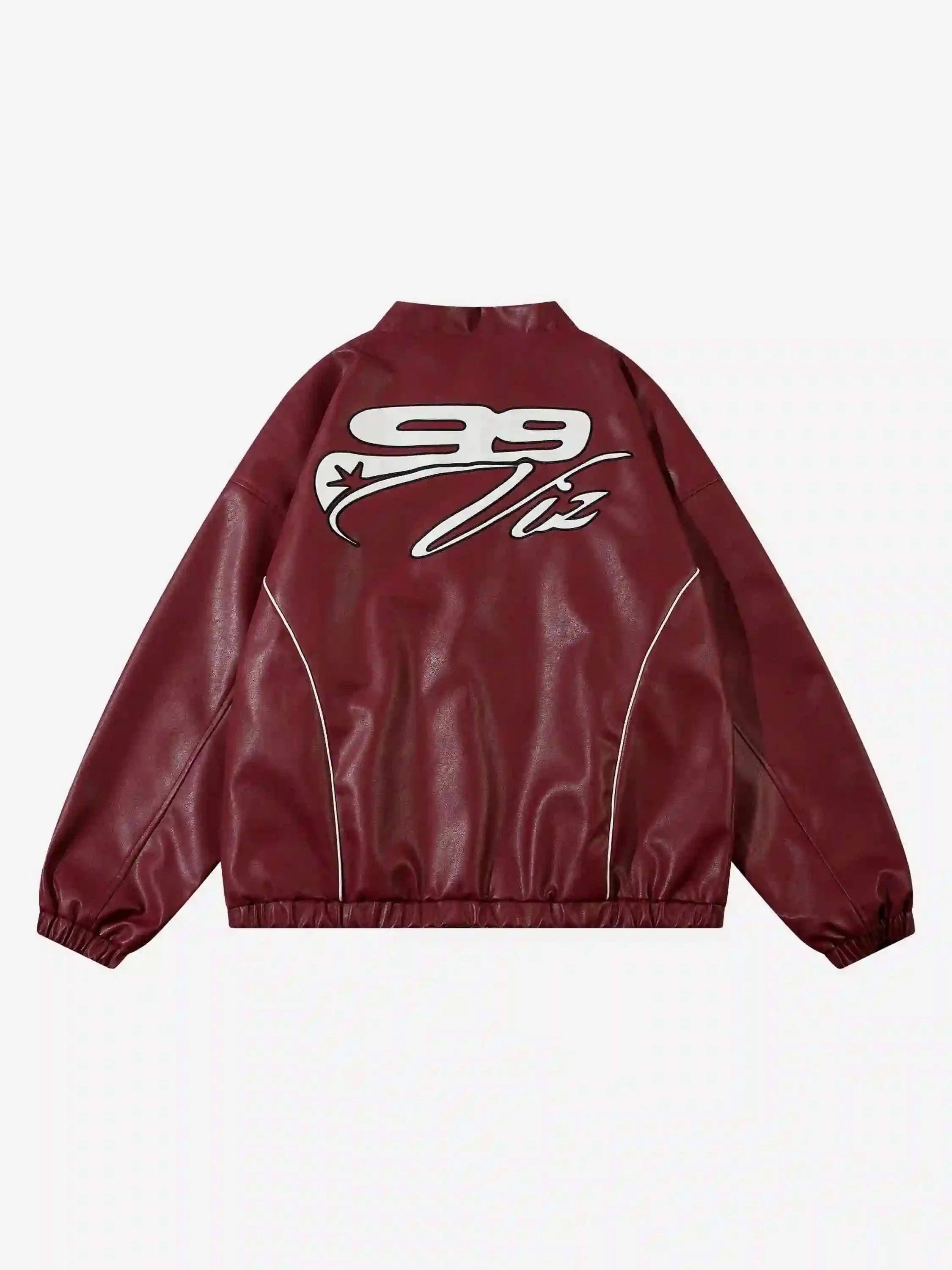 Concert Outfit Hip-Hop Street Style Stitching Pu Motorcycle Jacket