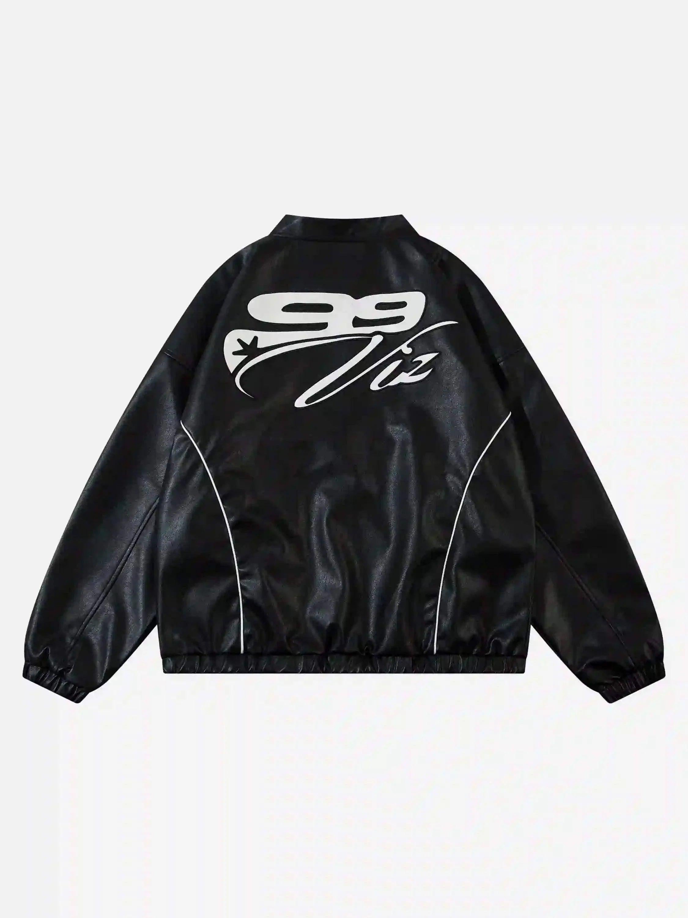 Concert Outfit Hip-Hop Street Style Stitching Pu Motorcycle Jacket