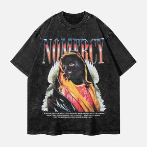 Concert Outfit Hip Hop Washed Vintage Do-Over T-Shirt