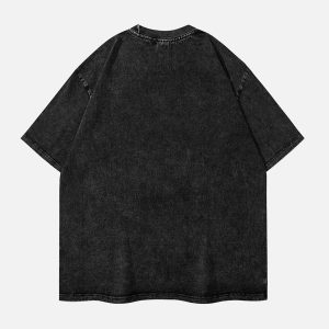 Concert Outfit Hip Hop Washed Vintage Do-Over T-Shirt