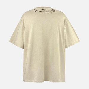 Concert Outfit Layered Chains Graphic Print Tee