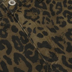 Concert Outfit Leopard Print Jorts