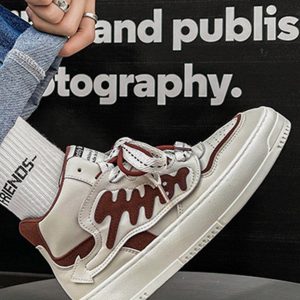 Concert Outfit Letter High Skate Shoes