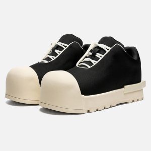 Concert Outfit Low Top Canvas Platform Sneakers