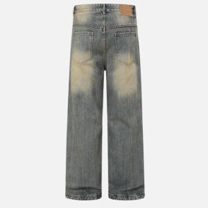 Concert Outfit Mud Dyeing Jeans