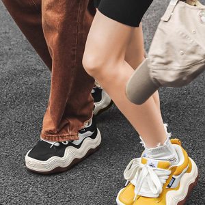 Concert Outfit Patchwork Thick Sole Dissolving Shoes