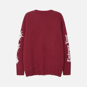 Concert Outfit Puppy Knit Sweater