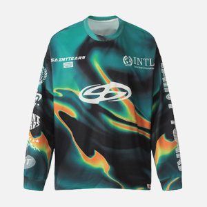 Concert Outfit Quick Dry Racing Long Sleeve T-Shirt