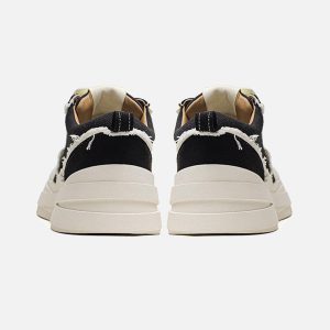 Concert Outfit Raggedy Round Toe Sneakers