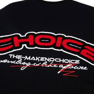 Concert Outfit Retro Motorcycle Style Heavy Patch Embroidered T-Shirt