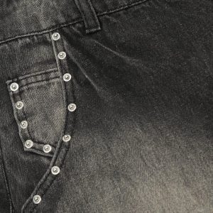 Concert Outfit Rivet Washed Jorts