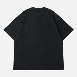Concert Outfit Spider Print Washed Tee