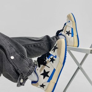 Concert Outfit Star Color Blocking Skate Shoes