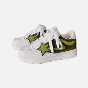 Concert Outfit Star Color Matching Casual Shoes