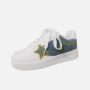 Concert Outfit Star Color Matching Casual Shoes