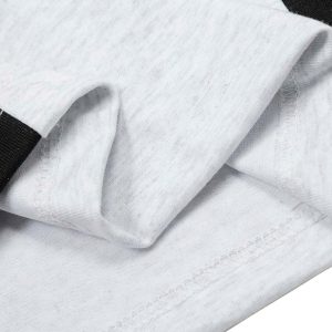 Concert Outfit Street Contrast Panel Polo Shirt