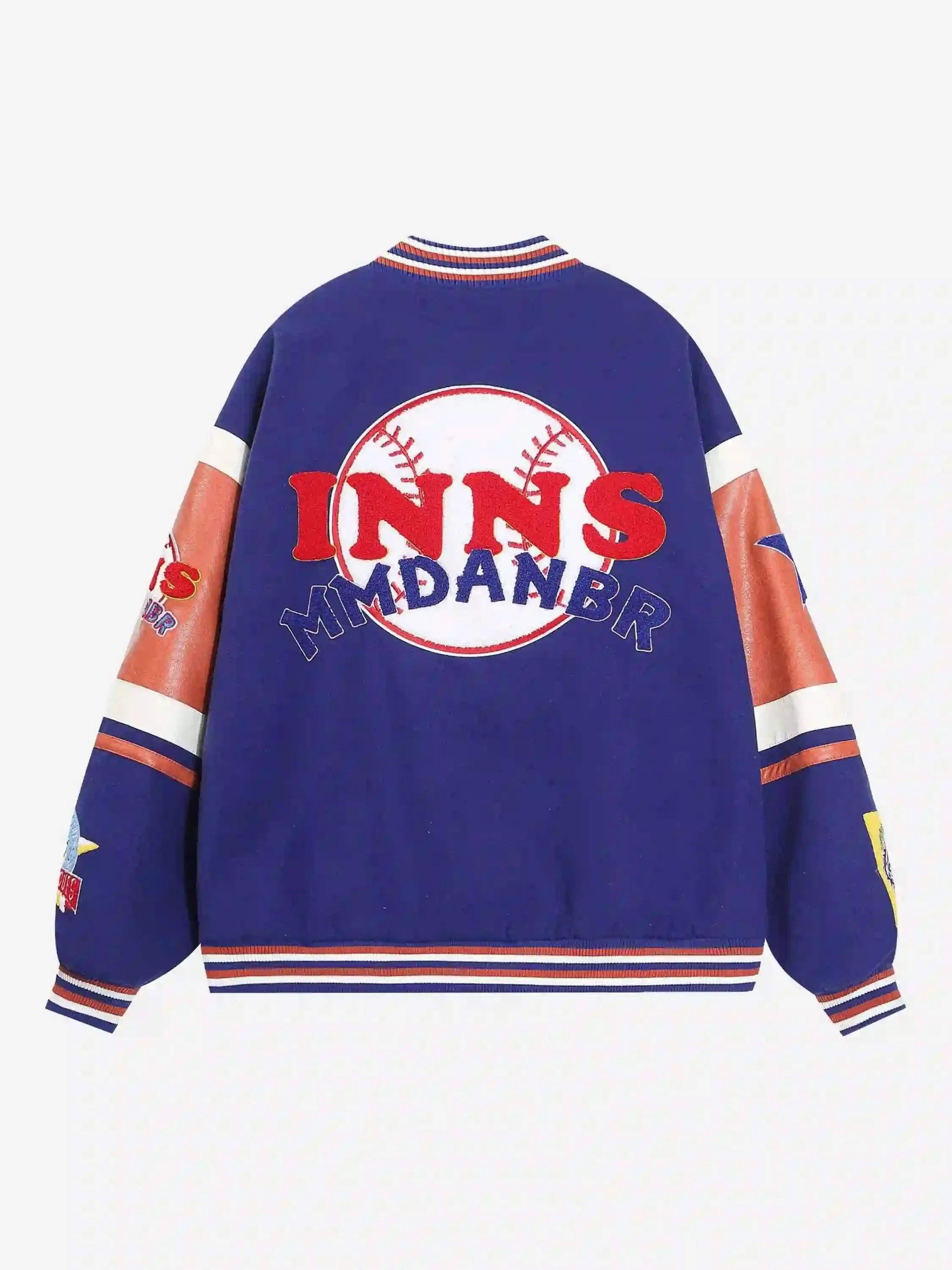 Concert Outfit Street Patchwork Embroidered Baseball Jacket