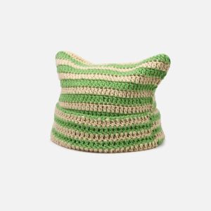 Concert Outfit Stripe Cat Ear Hat