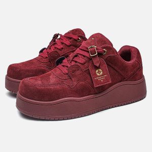 Concert Outfit Suede Low-Top Skate Shoes