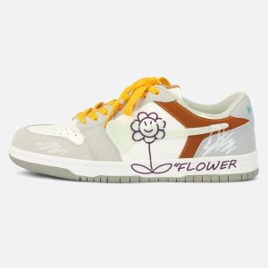 Concert Outfit Sunflower Hip-Hop Skate Shoes