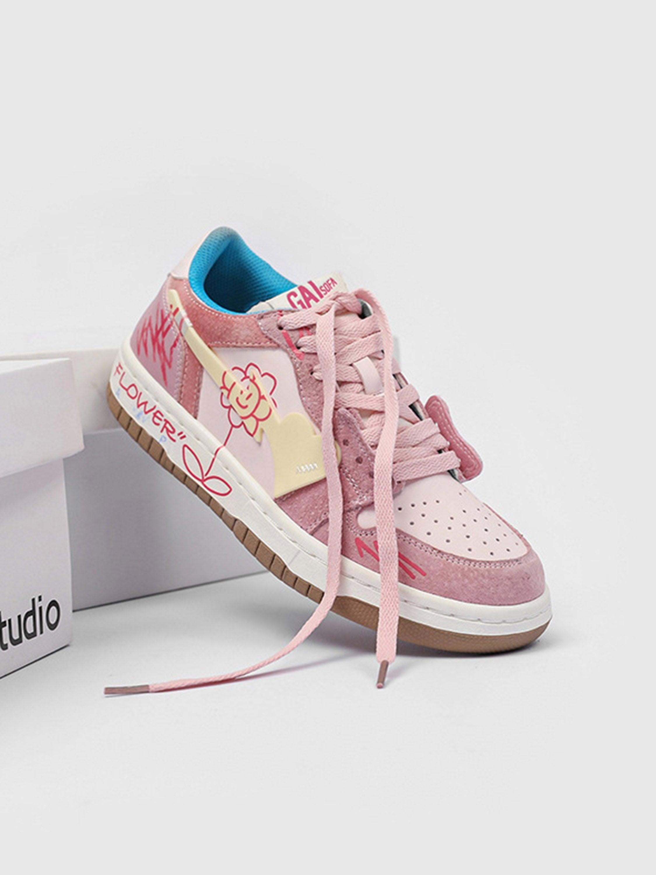 Concert Outfit Sunflower Hip-Hop Skate Shoes
