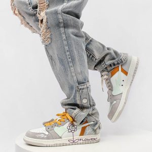 Concert Outfit Sunflower Hip-Hop Skate Shoes