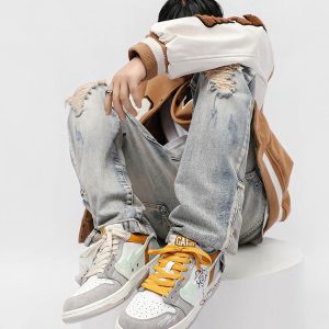 Concert Outfit Sunflower Hip-Hop Skate Shoes