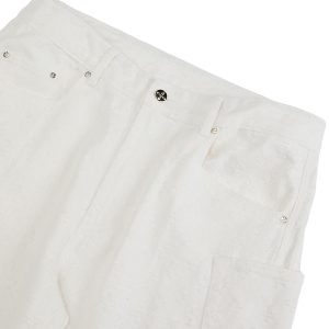 Concert Outfit Textured Structured Barrel Jeans