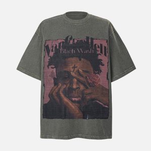 Concert Outfit Vintage Artistic Graphic T-Shirt