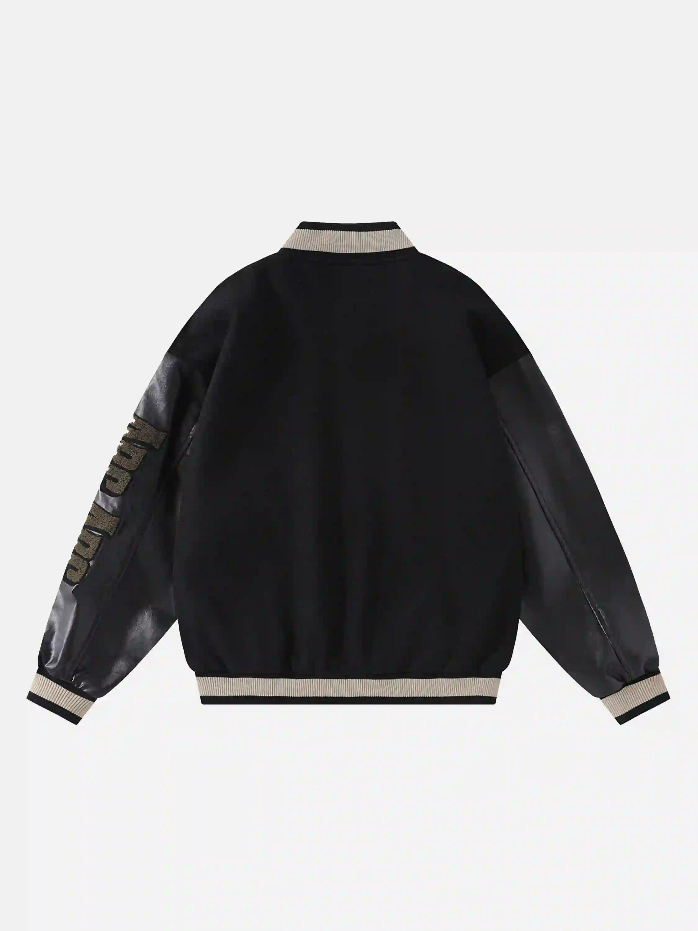 Concert Outfit Vintage Embroidered Baseball Jacket