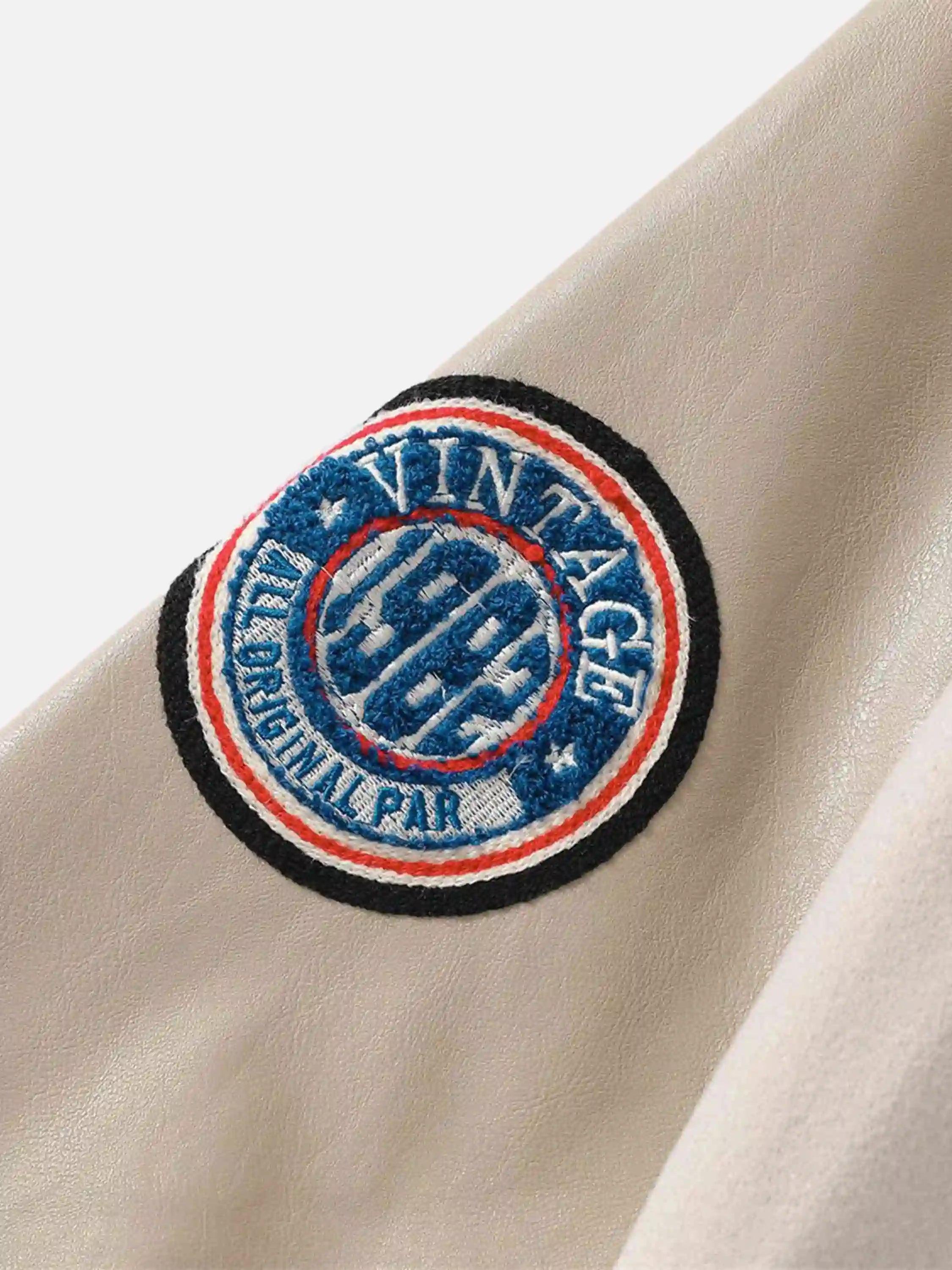 Concert Outfit Vintage Embroidered Baseball Jacket
