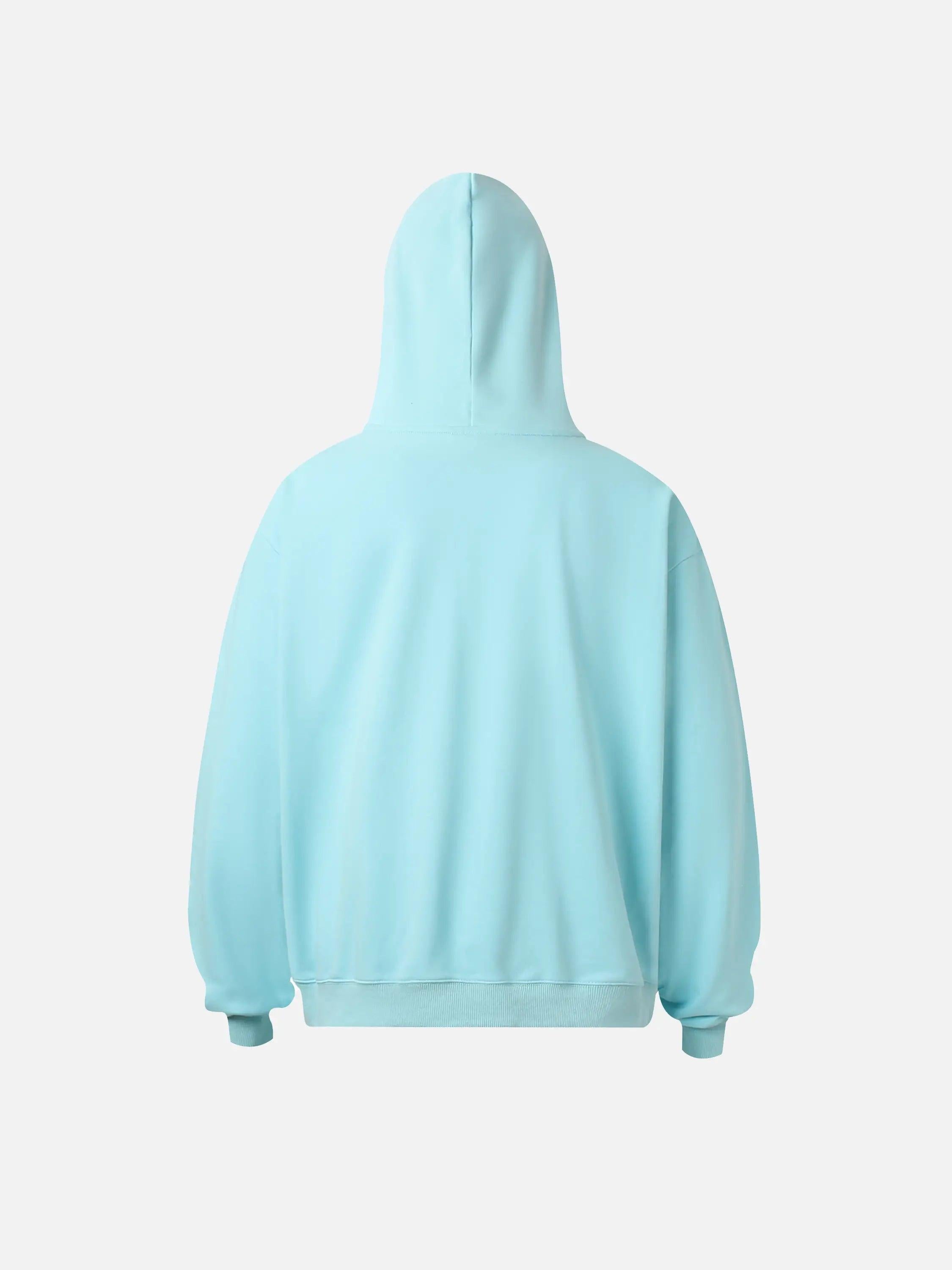 Concert Outfit Vintage Heart Print Hoodie